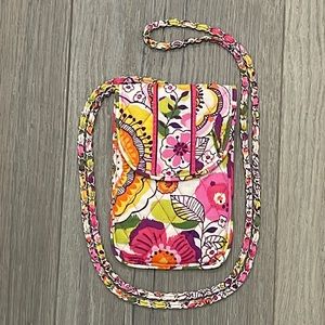 NWOT Vera Bradley Crossbody Clementine Floral Print Phone Pouch